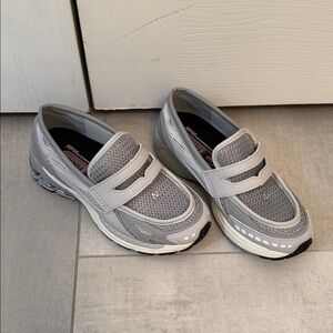 Gray New Balance Slip-On Sneakers